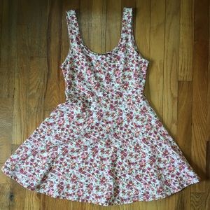 Floral Pink Skater Dress